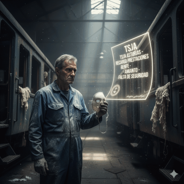 El Tribunal Superior de Justicia de Asturias confirma recargo de prestaciones por amianto en Renfe